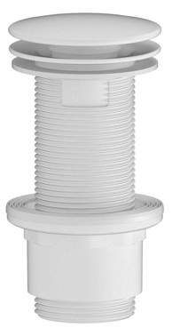 SAPHO Umivaonički odvod 5/4", veliki čep, bijeli, 10–80 mm, ABS